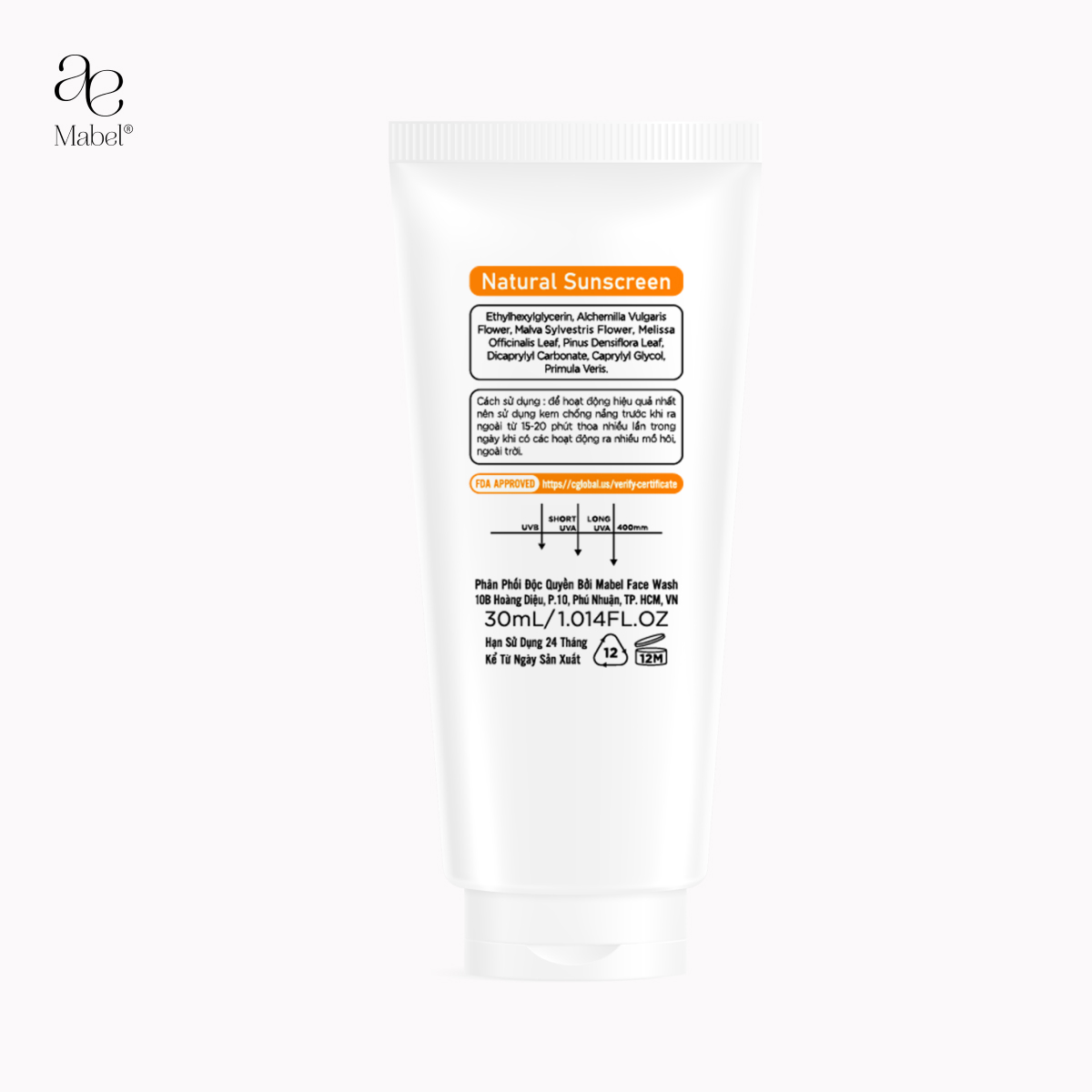 Nhờ khả năng chống oxy hóa từ chiết xuất hoa dâm bụt và hoa cỏ bạc đầu, Natural Sunscreen giúp hạn chế các dấu hiệu lão hóa sớm do ánh sáng xanh